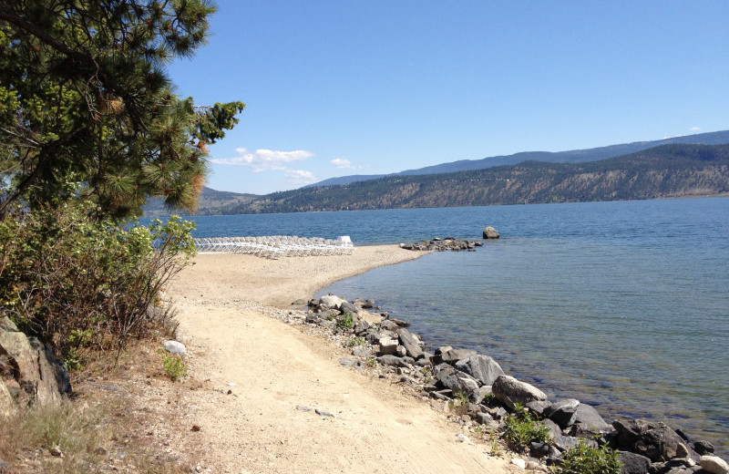 Beach at Lake Okanagan Resort