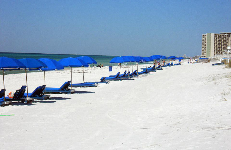 Beach at Moonspinner Condominium.