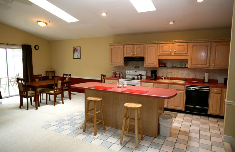 Cabin Kitchen at Hidden Hollow Cabins