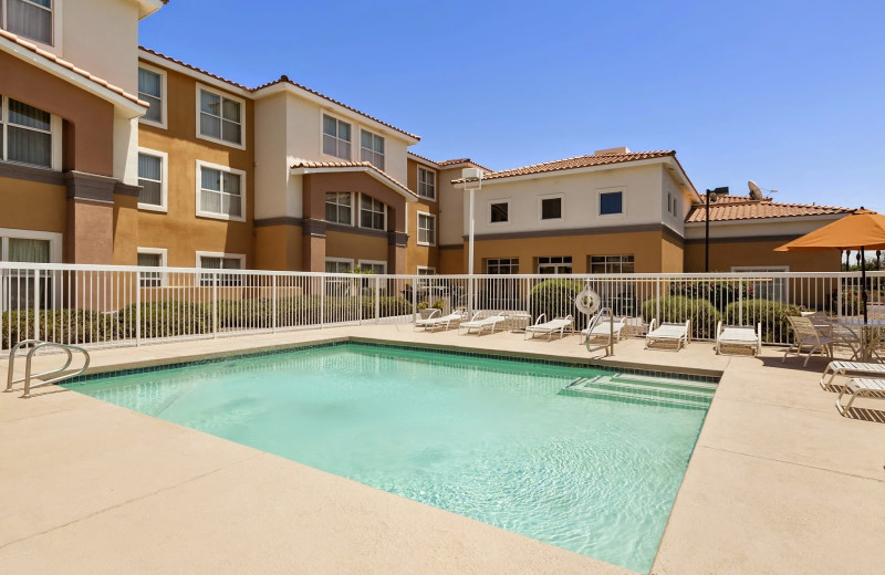 Outdoor pool at Homewood Suites Phoenix-Scottsdale.