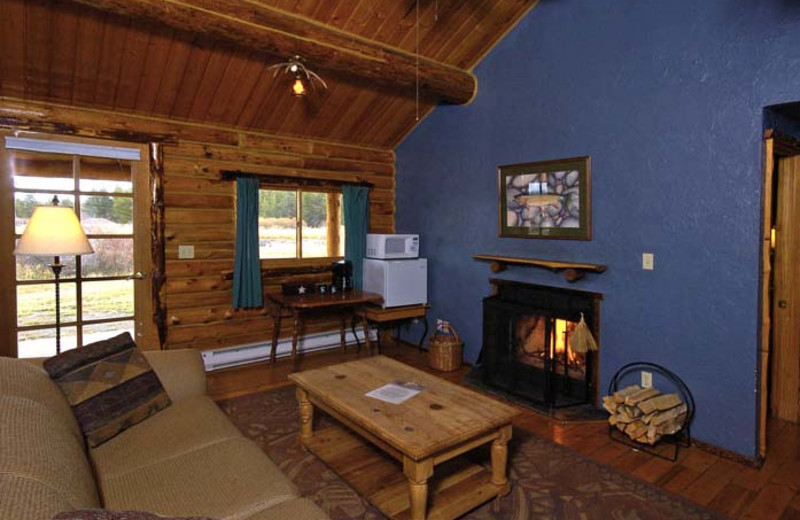 Buttermilk Creek cabin interior at Bar N Ranch.