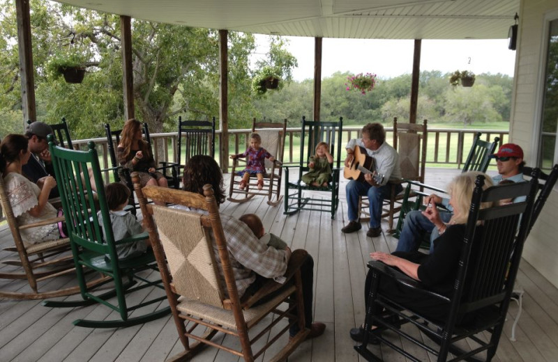 Relax on the Porch at Haven River Inn