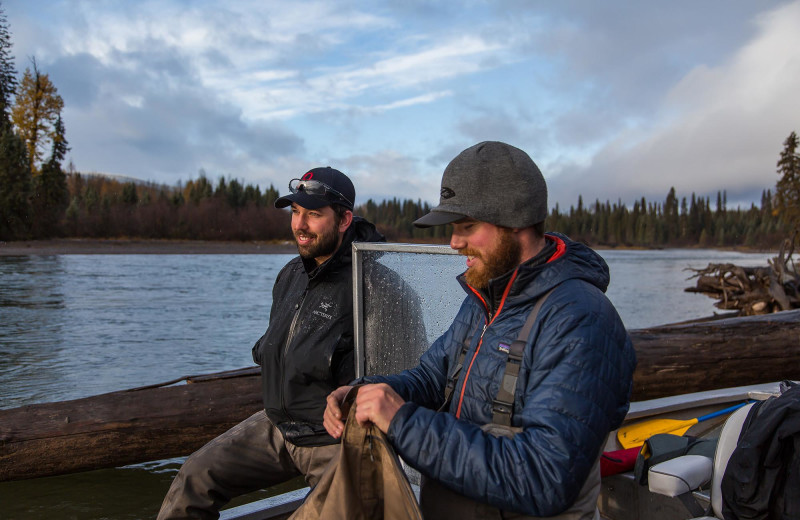 Fishing at Frontier Experience.