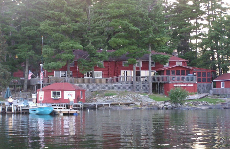 Exterior view of Arrowhead Lodge & Resort.