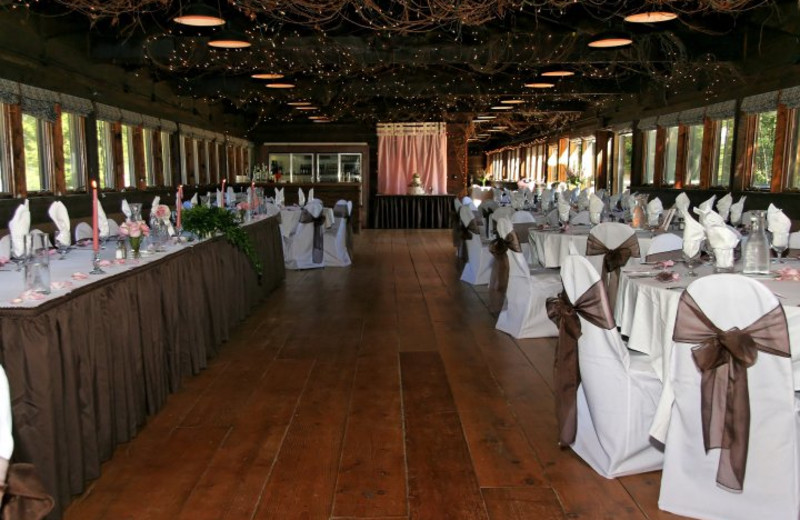 Wedding reception at Drummond Island Resort.
