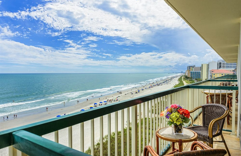 Balcony view at Westgate Myrtle Beach.