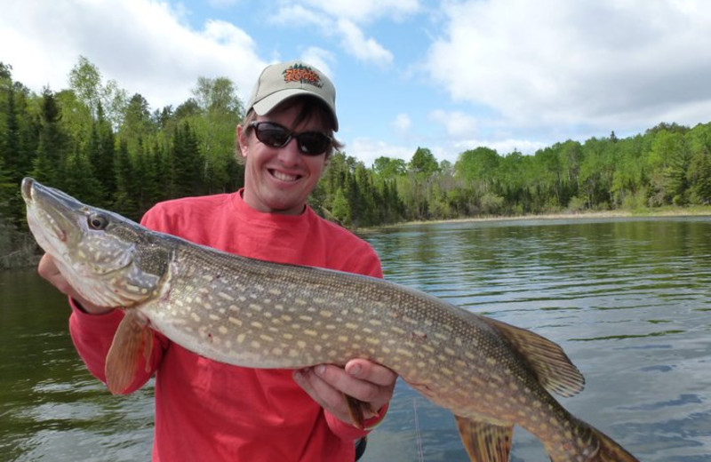 Fishing at Shady Roost Lodge.