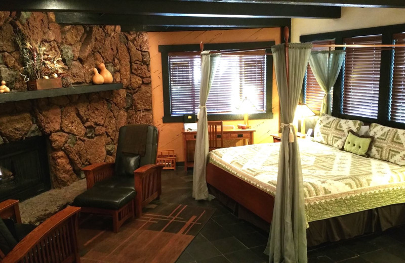 Guest room at Lodge At Sedona - A Luxury Bed and Breakfast Inn.