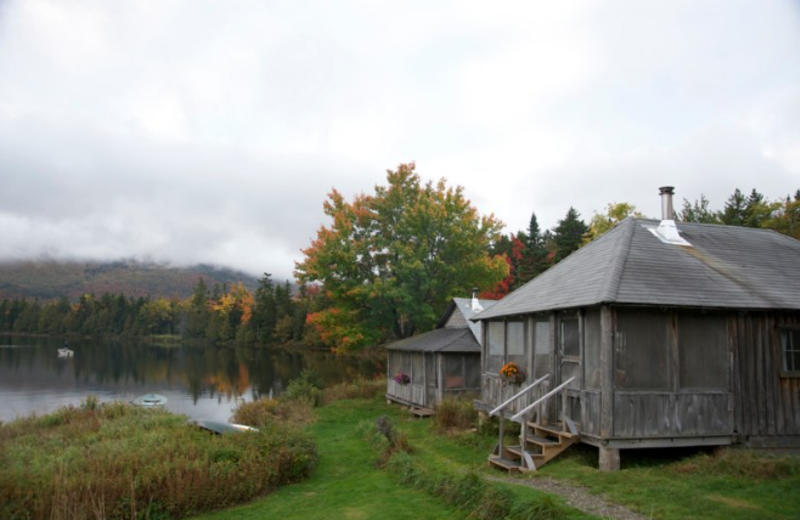 Cabin Exterior at West Branch Pond Camps