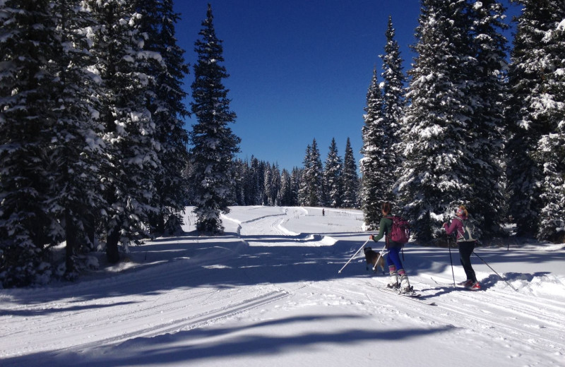 Skiing at Old Town Inn.