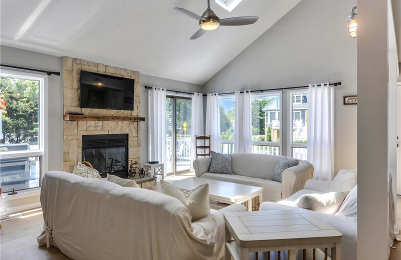 Rental living room at Long & Foster Vacation Rentals -Bethany Beach.