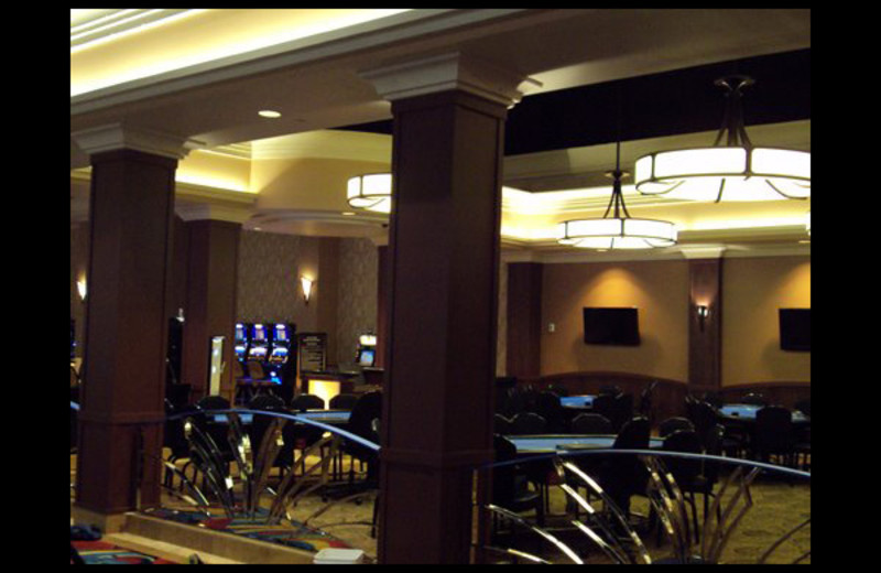 Poker tables at Hollywood Casino Tunica.