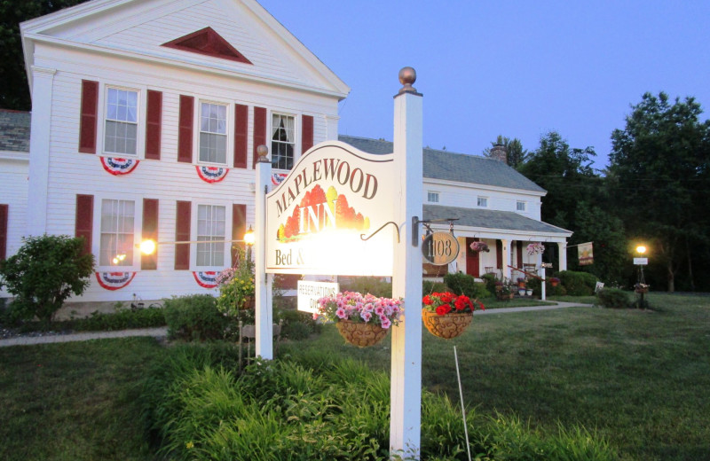 Exterior view of Maplewood Inn.