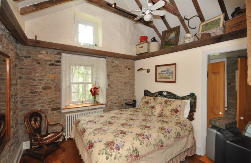 Guest room at Frog Hollow Bed 