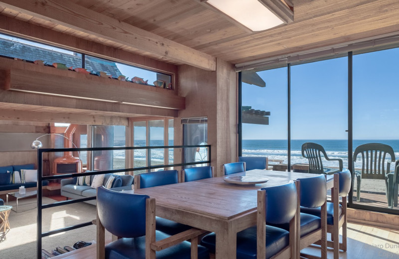Rental dining area at Pajaro Dunes Resort.