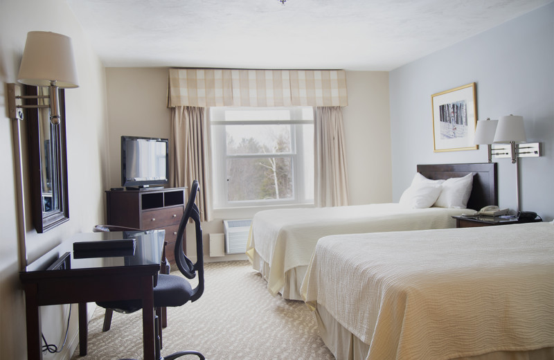 Guest room at Silver Fox Inn.