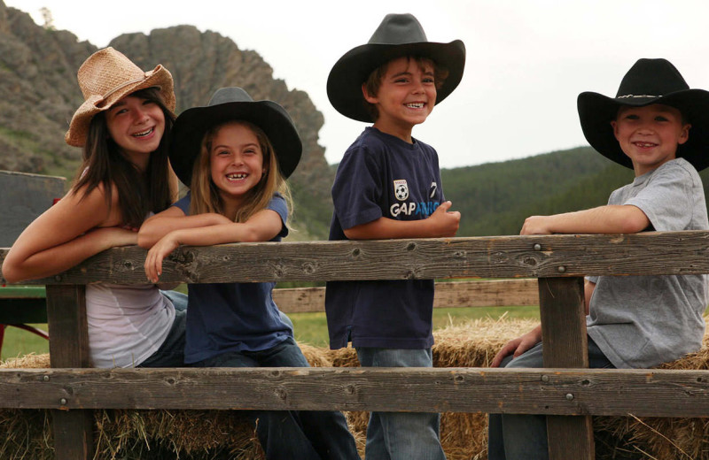 Family at Paradise Guest Ranch.