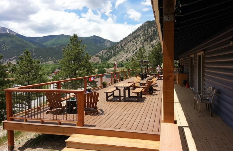 Deck view at The North Face Lodge.