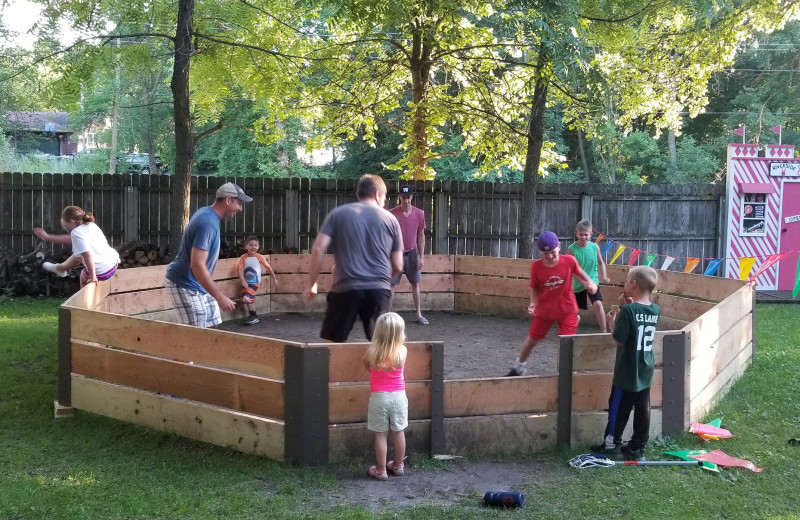 Gaga ball at Riverside Resort.