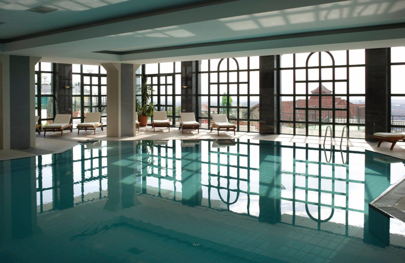 Indoor pool at Broad Oak Country Hotel.