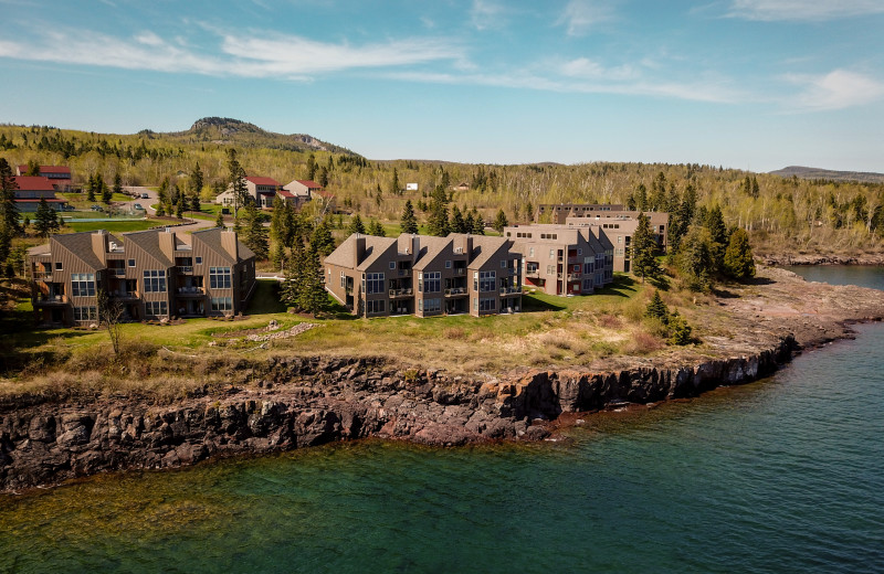 Exterior view of Surfside on Lake Superior.