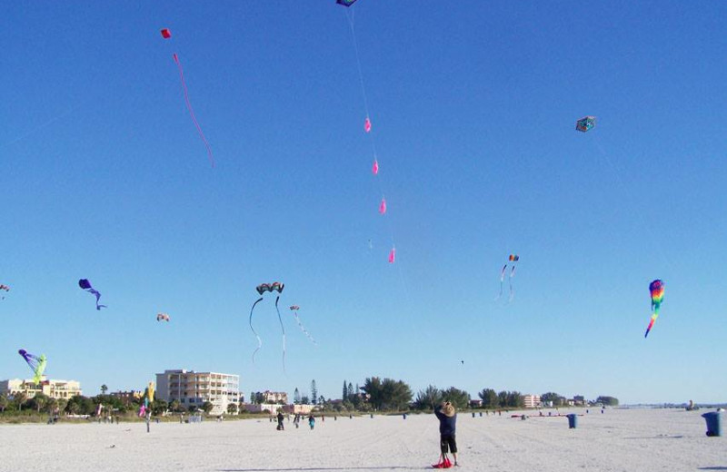 Kite Festival on the beach near Madeira Bay Resort.