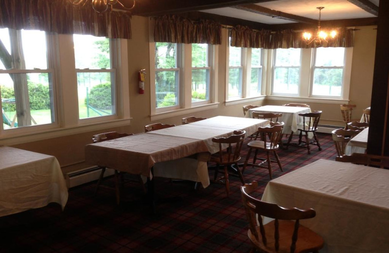 Dining at Windrifter Resort.
