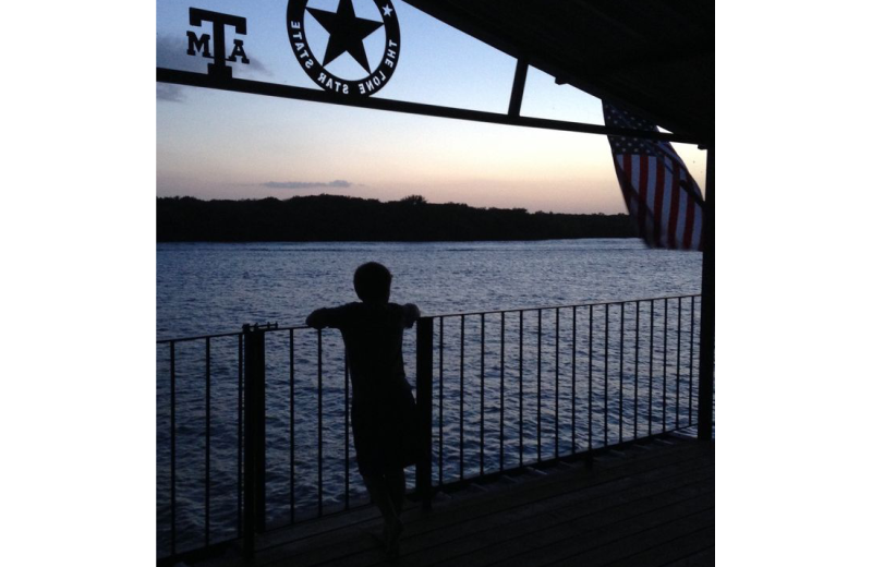 Lake view at LBJ Schmidt House.