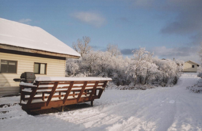 Cabin exterior at Kodiak Charters.