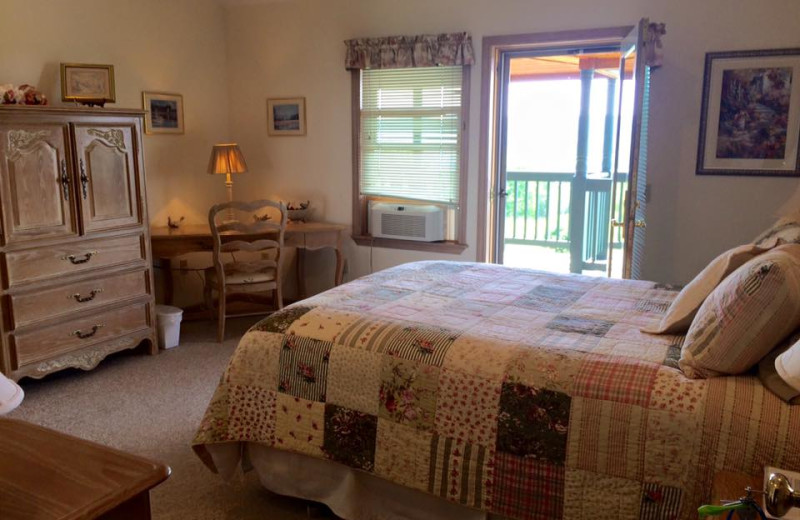 Guest room at The Inn at Grist Iron.