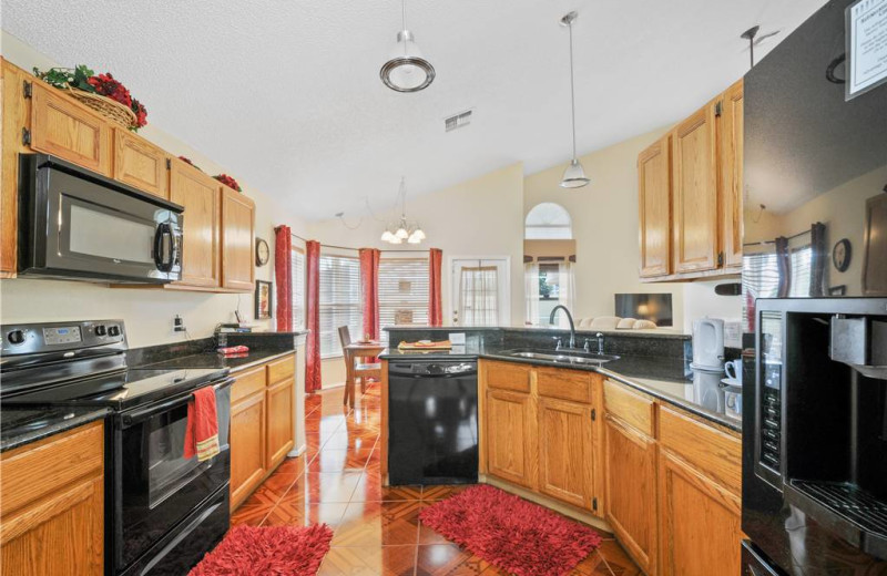 Kitchen at Advantage Vacation Homes