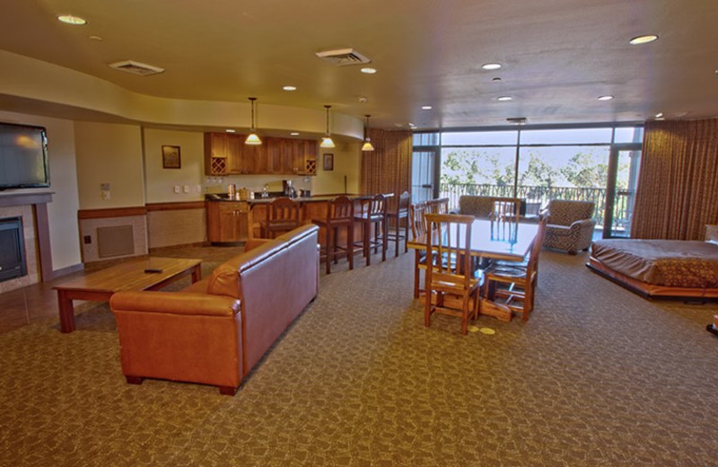 Guest suite at Kalahari Waterpark Resort Convention Center.