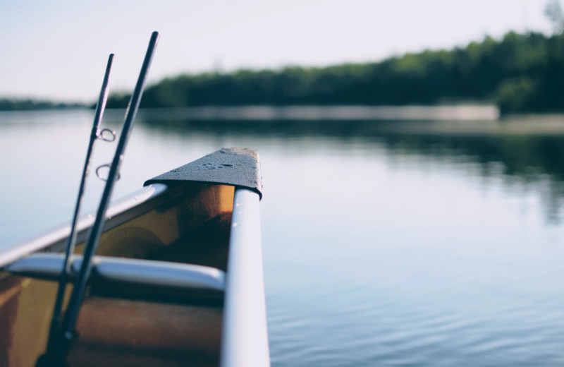 Canoeing near Perham Oasis Travel Plaza.