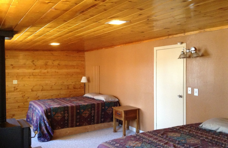 Guest room at Rainbow's End Resort.