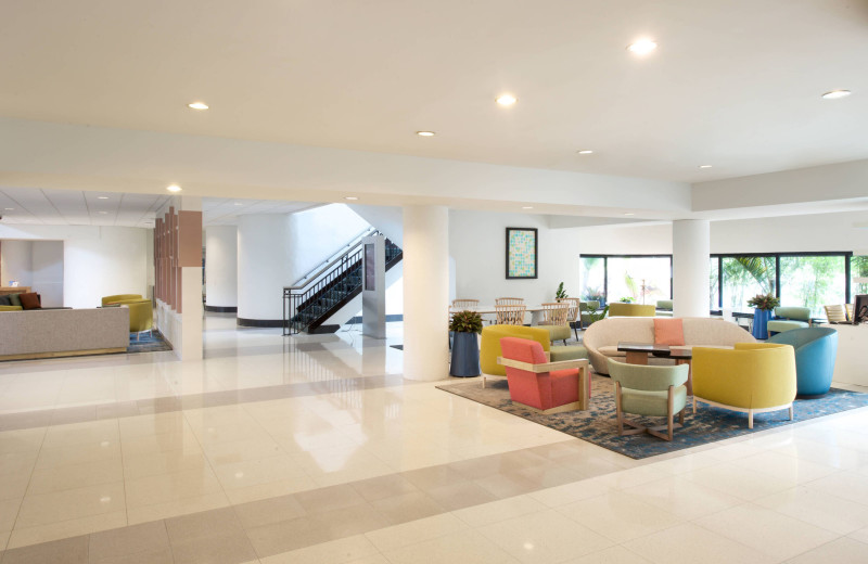 Lobby at Sheraton Miami Airport Hotel & Executive Meeting Center.