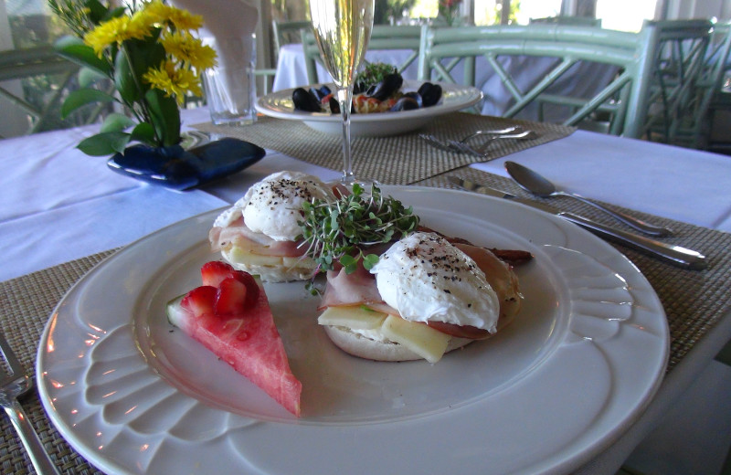 Cuisine at Orchard Inn and Cottages.