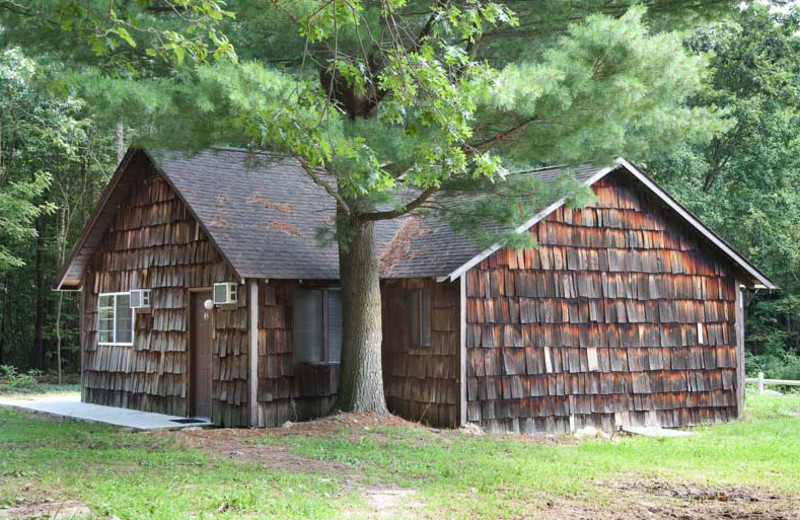 Exterior of a Cottage at Malibu Dude Ranch