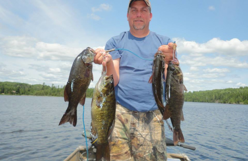 Fishing at Bay Wolf Camp.