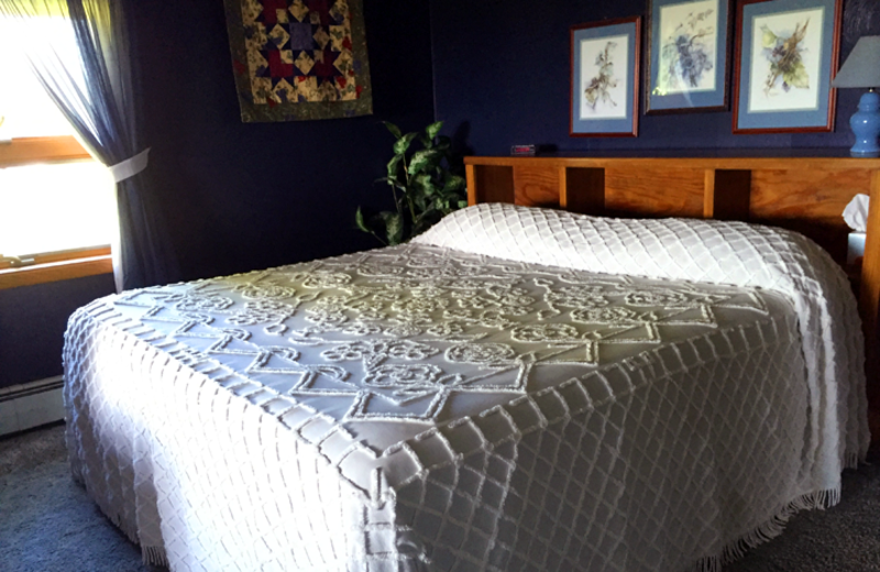 Guest room at Vineyard Bed & Breakfast.