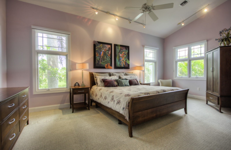 Guest room at Britannia Villas.