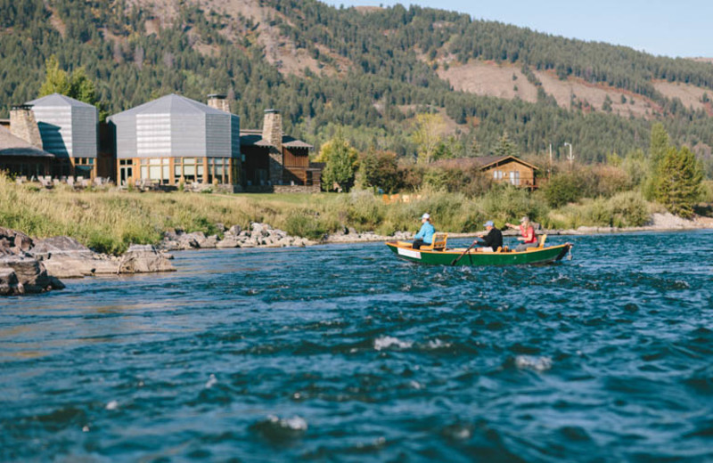 Exterior view of South Fork Lodge.
