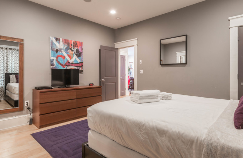 Rental bedroom at Swank Properties.