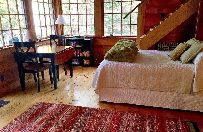 Rental interior at Acadia Cottage Rentals.