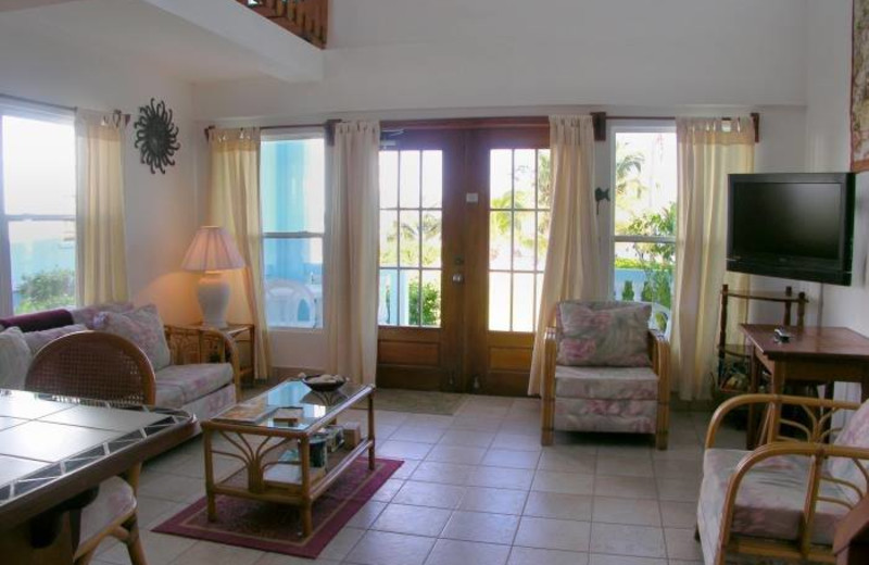 Guest room at Sunset Beach Resort Ambergris Caye.