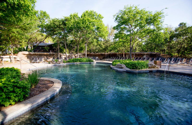 Outdoor pool at Hyatt Regency Hill Country Resort and Spa.