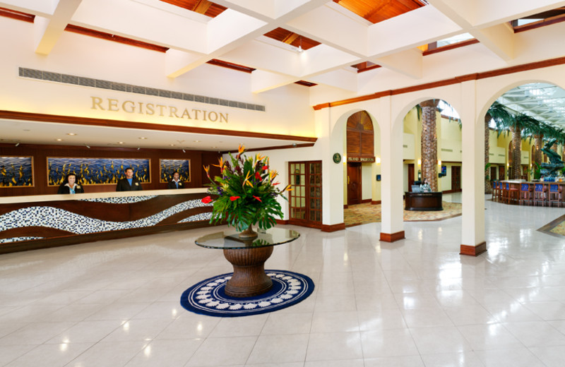 Lobby at TradeWinds Island Grand.