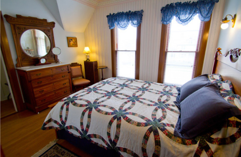 Guest room at Scandinavian Inn.