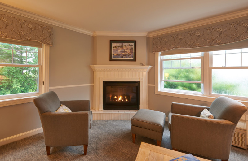 Guest room at The Inn at Ocean's Edge.