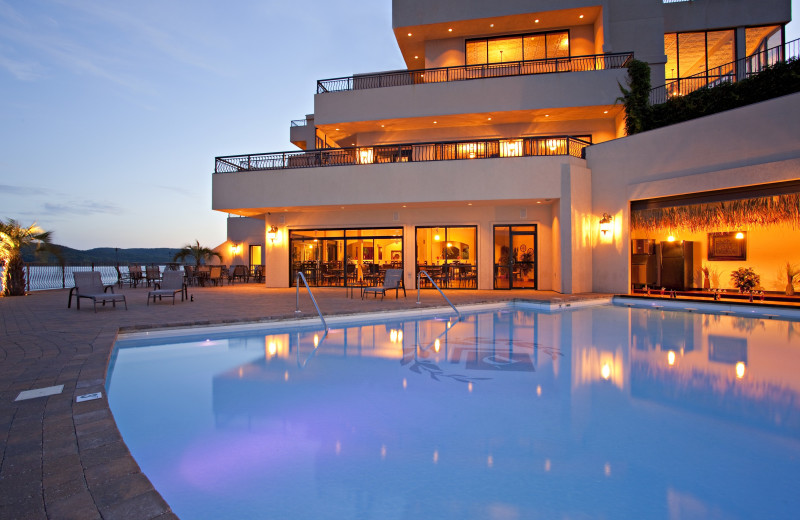 Outdoor pool at D' Monaco Luxury Resort.