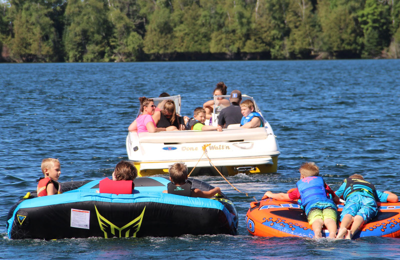 Tubing at Murphy Landing Resort.